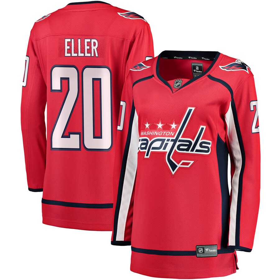 Lars Eller Washington Capitals Fanatics Branded Womens Breakaway Player Jersey Red