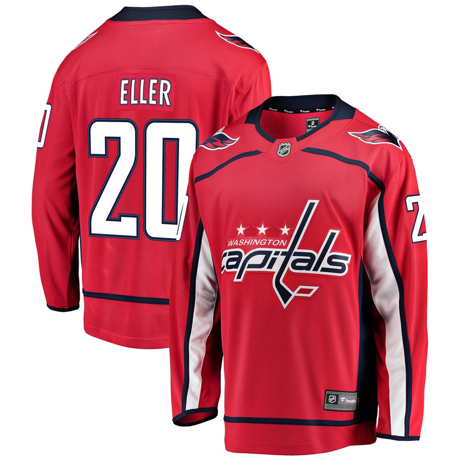 Lars Eller Washington Capitals Fanatics Branded Youth Breakaway Player Jersey Red
