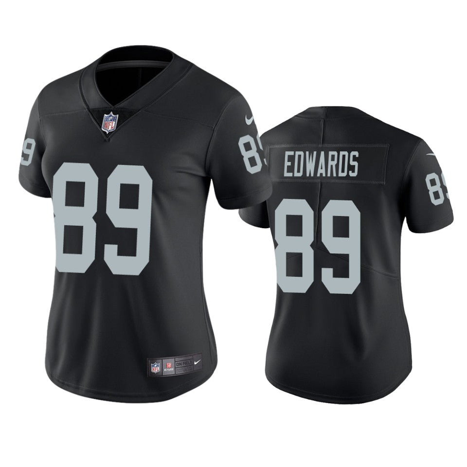 Las Vegas Raiders Bryan Edwards Black Vapor Limited Jersey