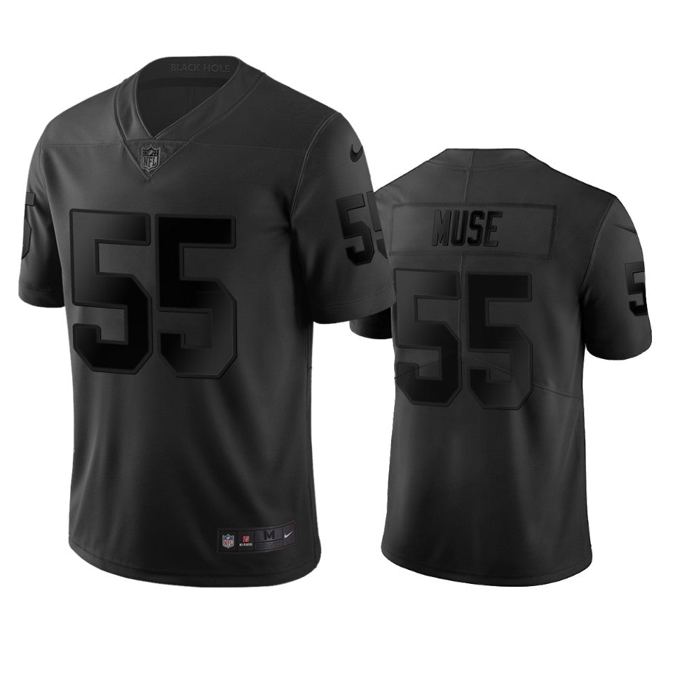 Las Vegas Raiders Tanner Muse Black City Edition Vapor Limited Jersey