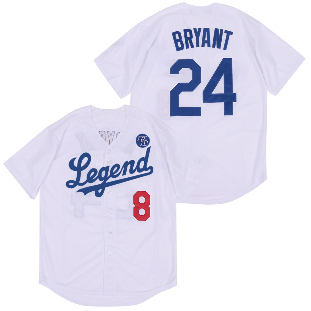 Legend Kobe Bryant 8 24 Mlb Tribute White Jersey