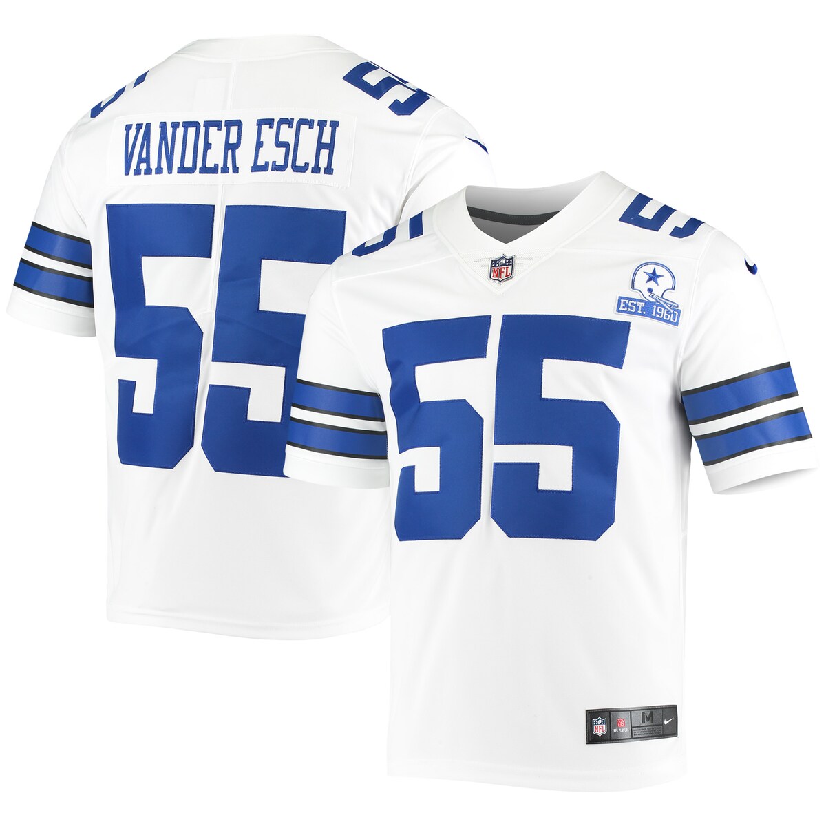Leighton Vander Esch Dallas Cowboys Nike 60th Anniversary Limited Jersey White