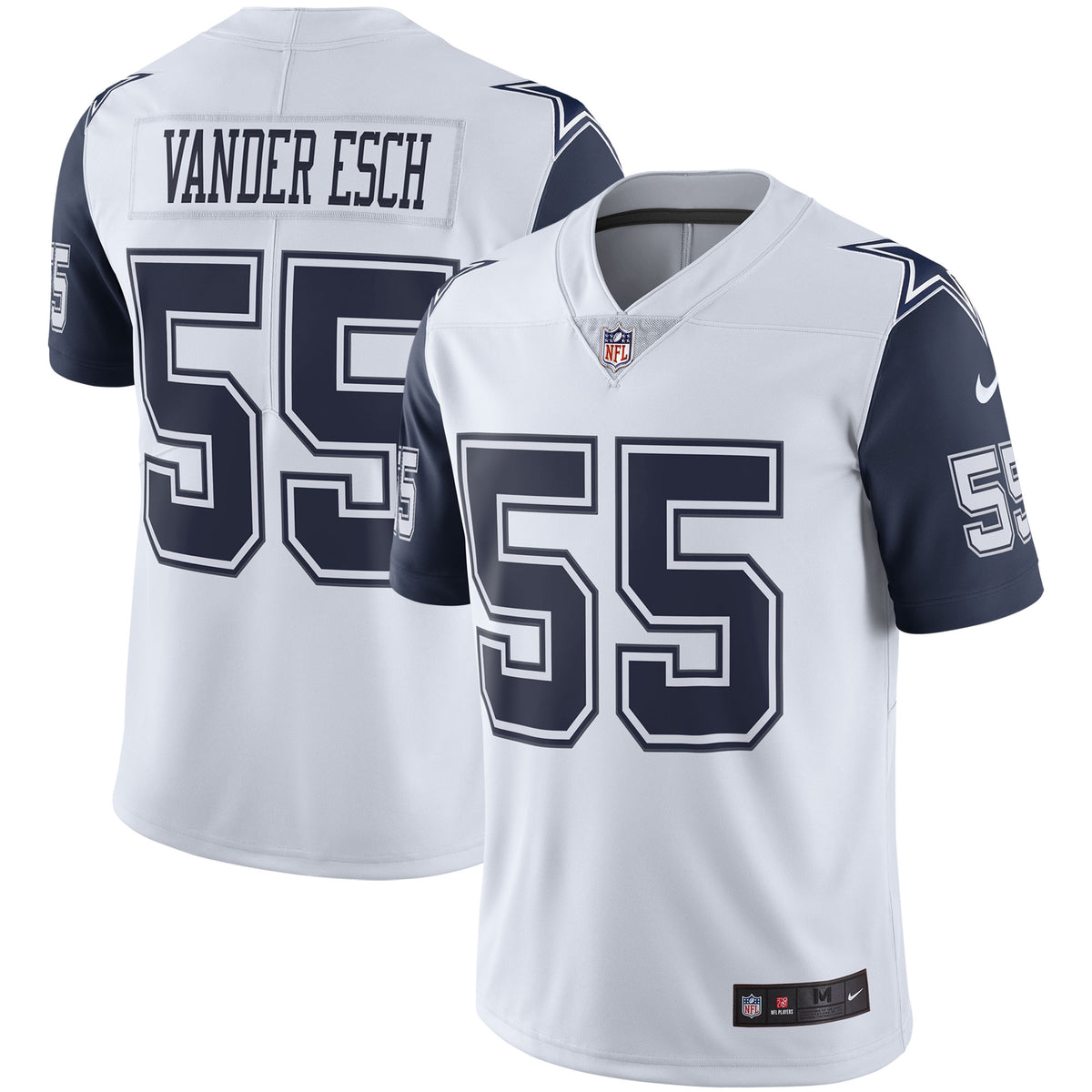 Leighton Vander Esch Nike Dallas Cowboys Color Rush Vapor Limited Jersey White