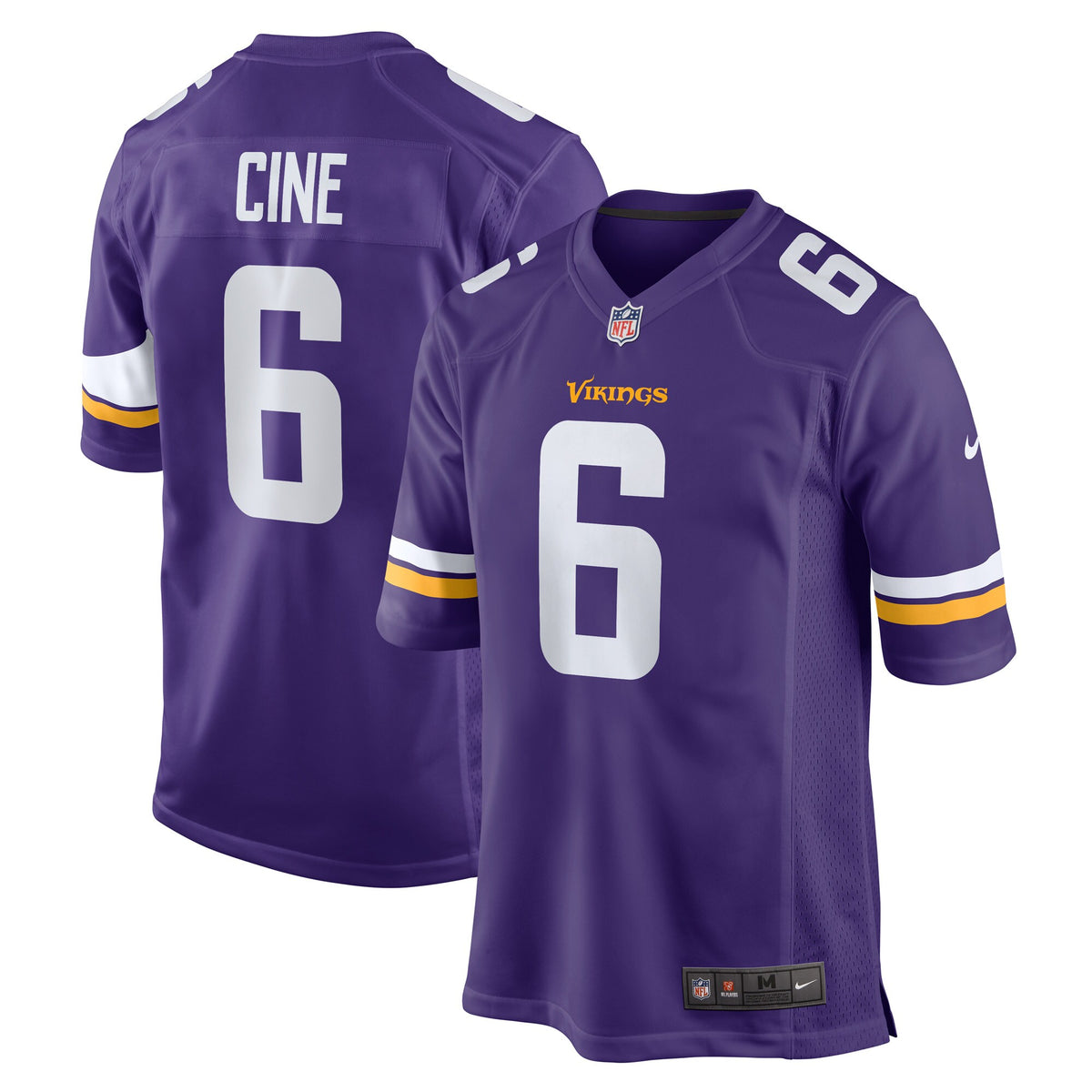 Lewis Cine Minnesota Vikings Nike Game Player Jersey Purple