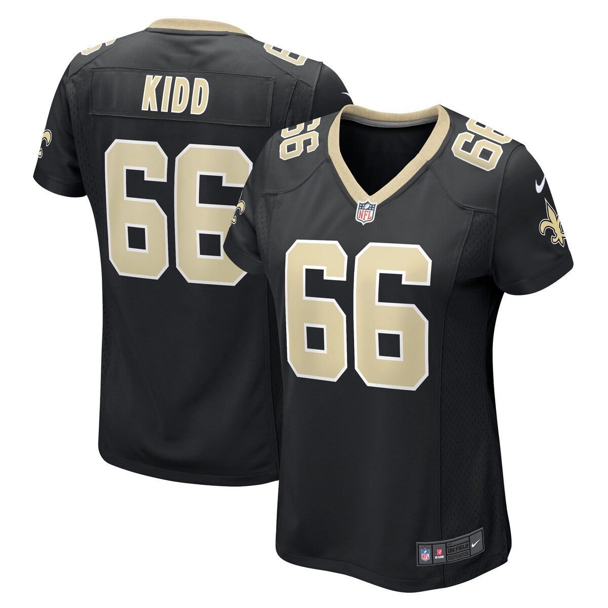 Lewis Kidd New Orleans Saints Nike Womens Game Player Jersey Black