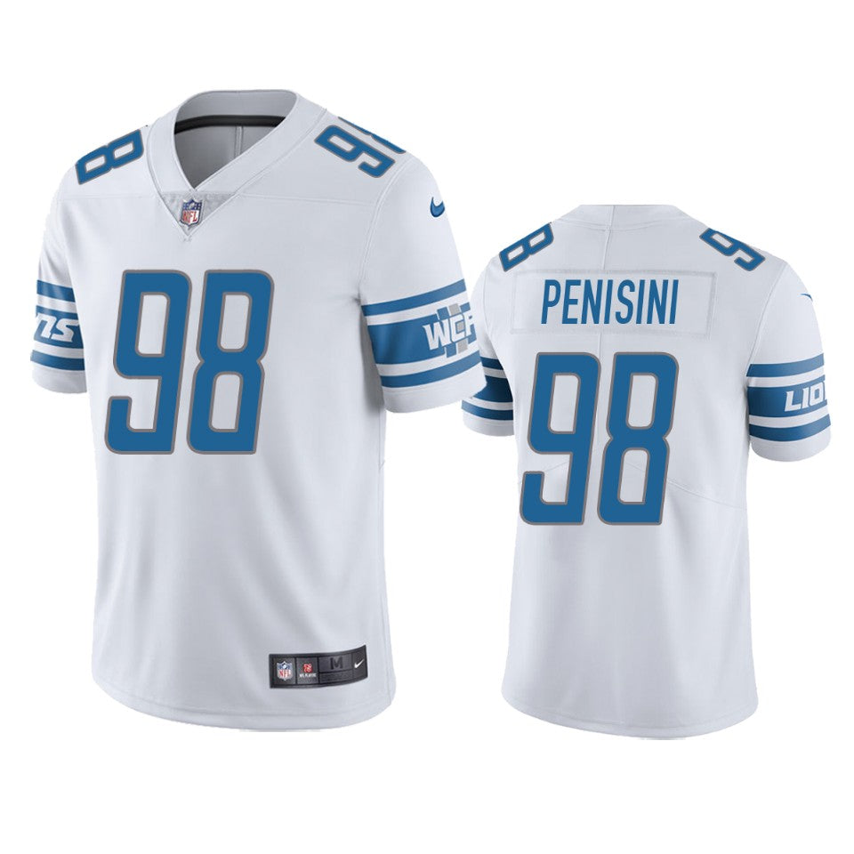 Lions John Penisini Vapor Limited White Jersey