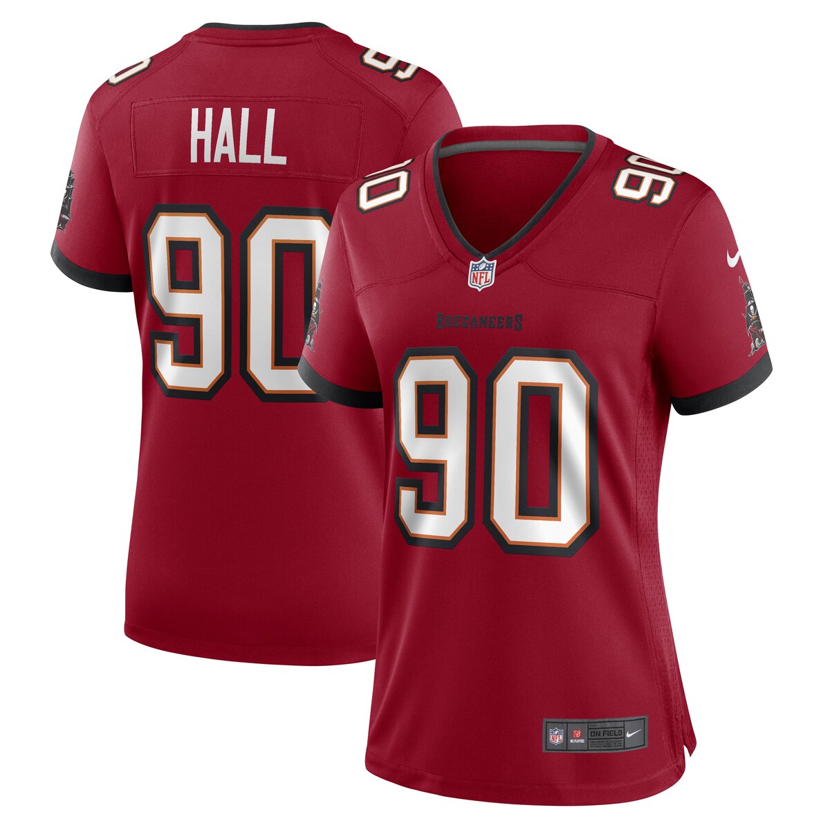 Logan Hall Tampa Bay Buccaneers Nike Womens Game Player Jersey Red