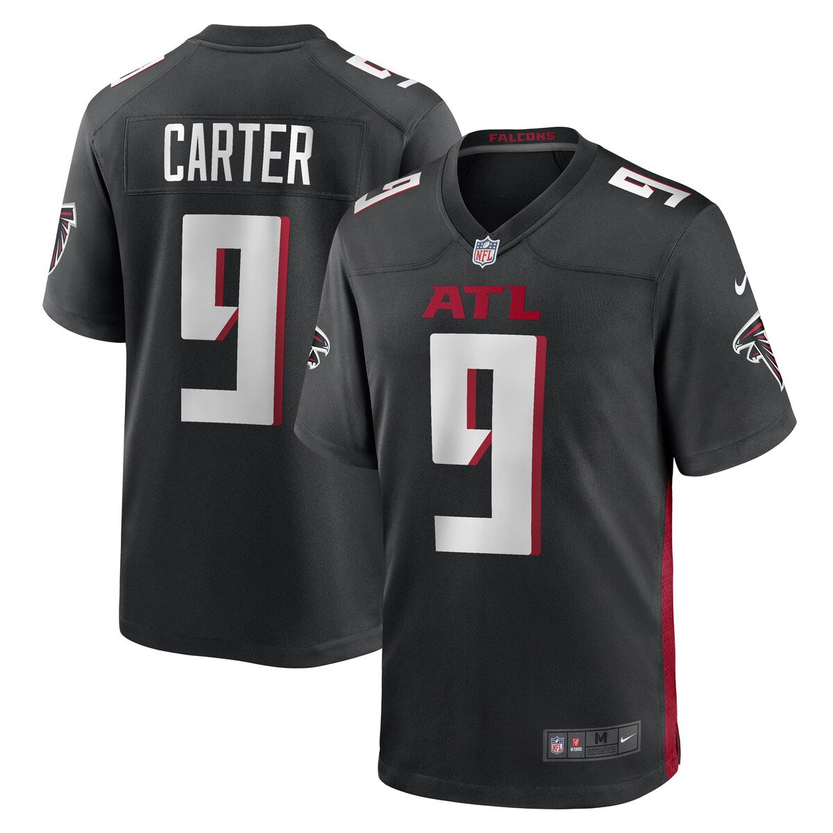 Lorenzo Carter Atlanta Falcons Nike Game Player Jersey Black
