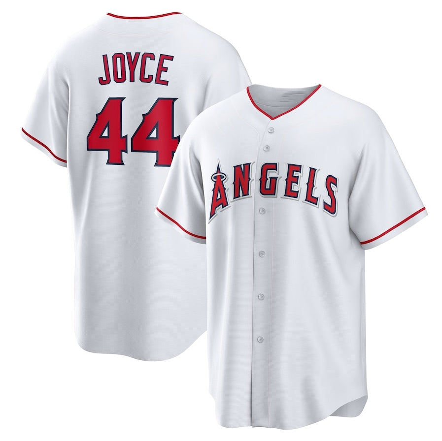 Los Angeles Angels #44 Ben Joyce Home Replica Jersey White Stitched Baseball J