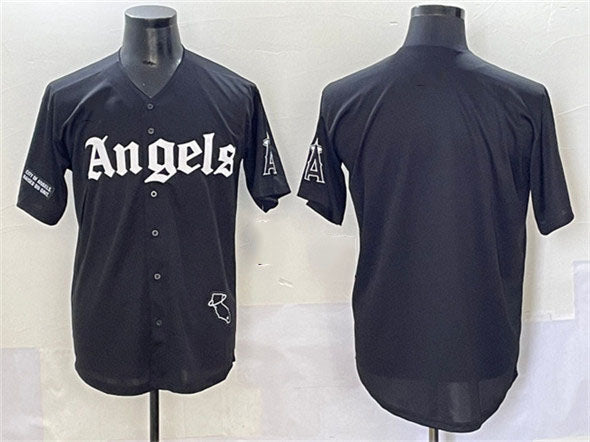 Los Angeles Angels Blank Black ‘Gothic Halo Edition&' Vapor Limited Stitched Base