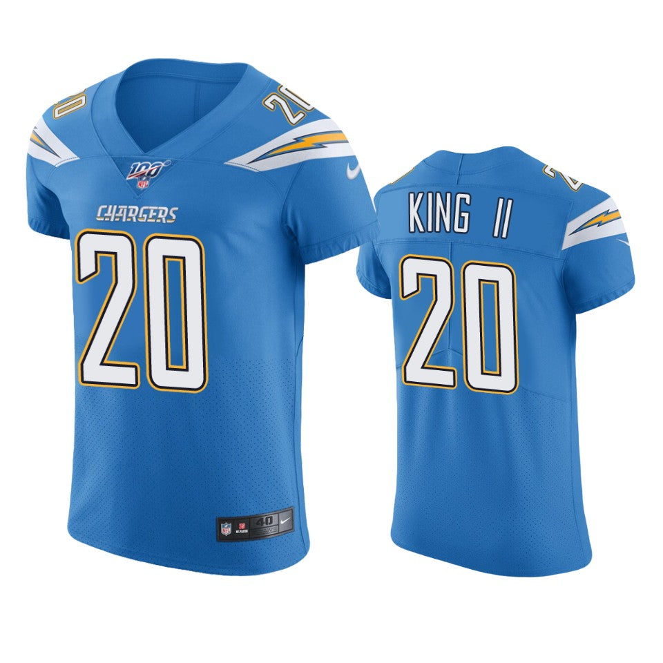 Los Angeles Chargers Desmond King Powder Blue 100th Season Vapor Elite Jersey