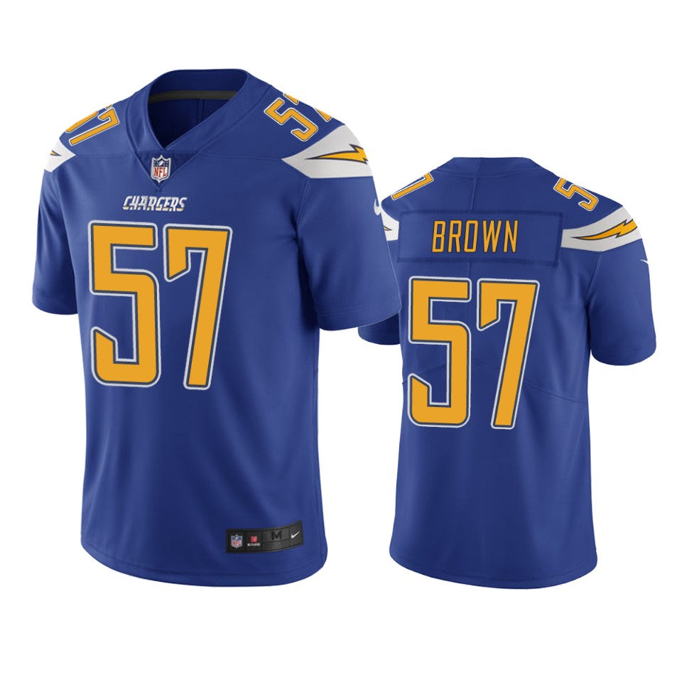 Los Angeles Chargers Jatavis Brown Royal Nike Color Rush Limited Jersey