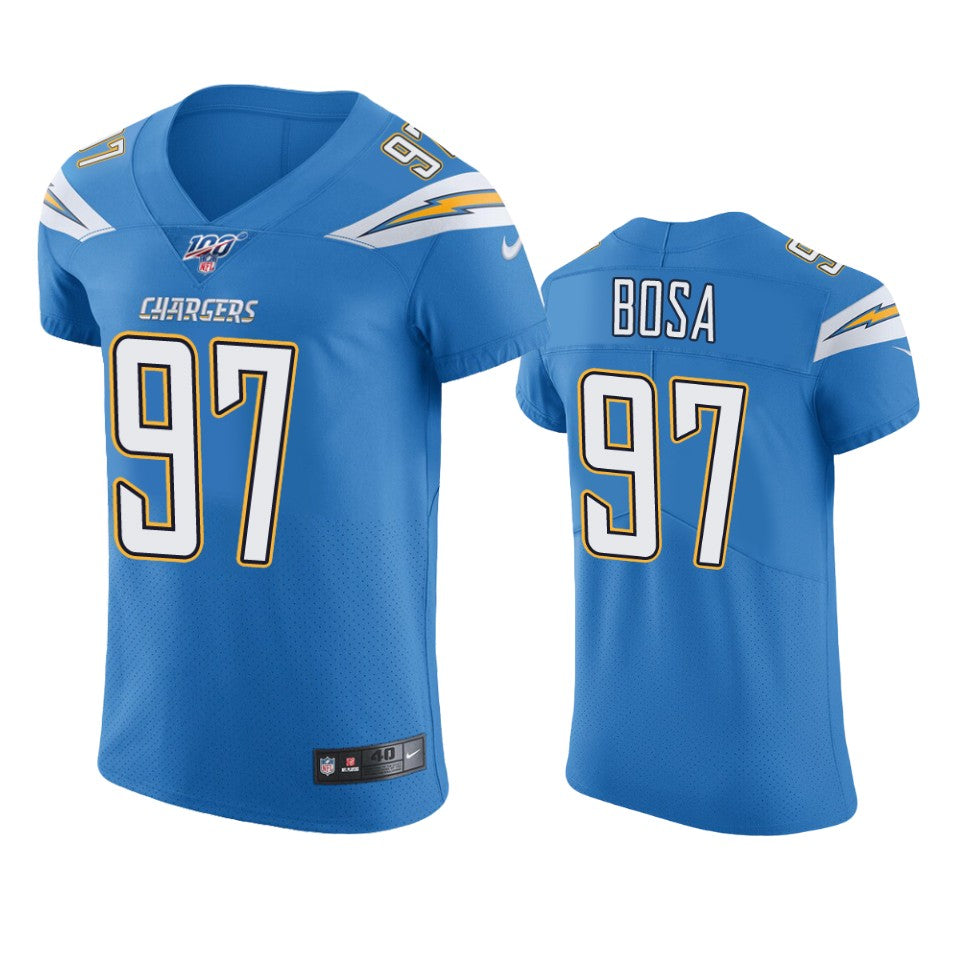 Los Angeles Chargers Joey Bosa Powder Blue 100th Season Vapor Elite Jersey