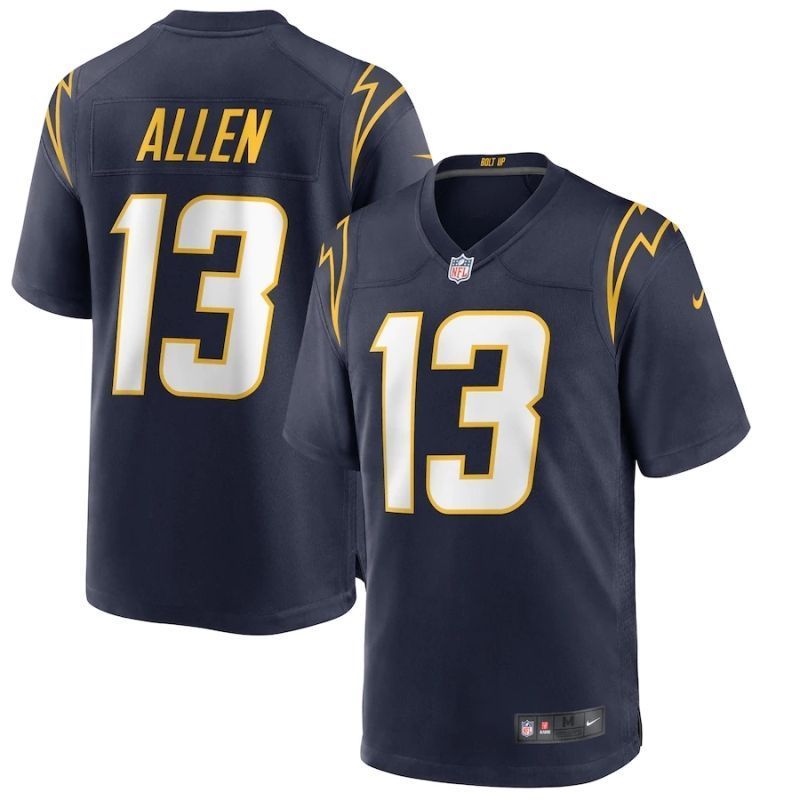 Los Angeles Chargers Keenan Allen 13 Nfl 2020 Dark Blue Jersey