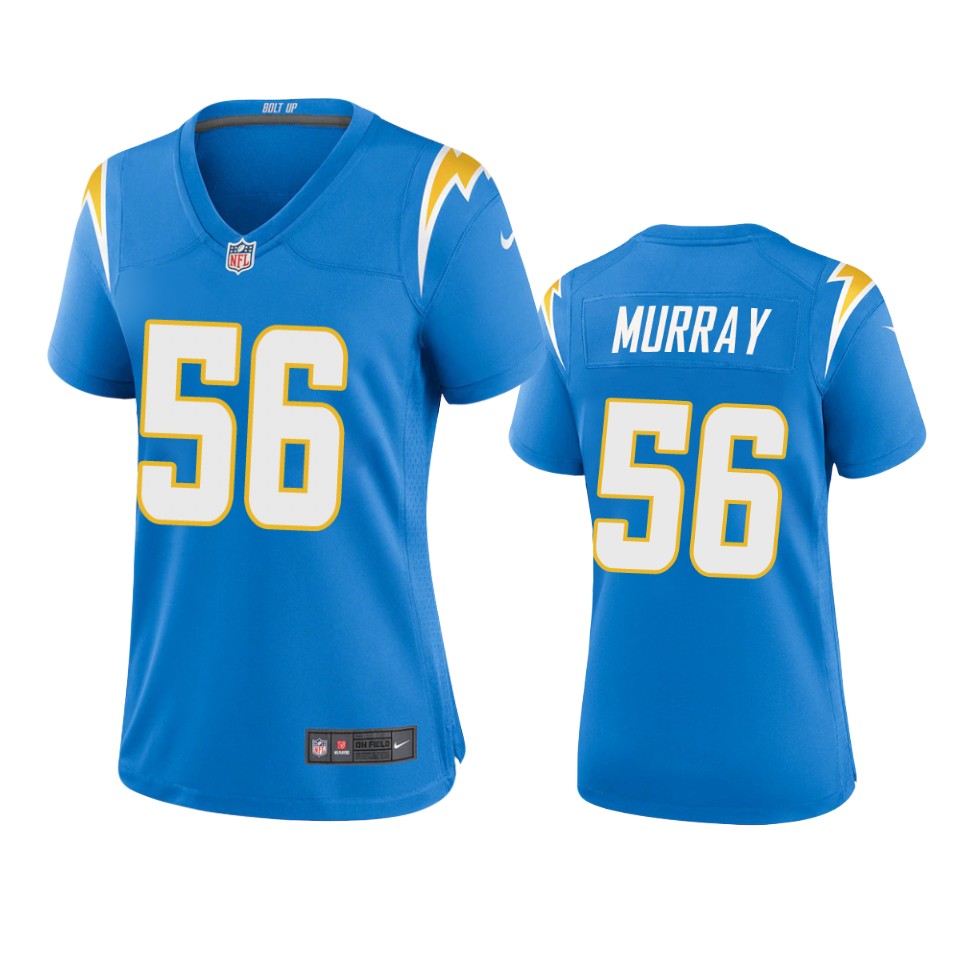 Los Angeles Chargers Kenneth Murray Powder Blue 2020 Nfl Draft Game Jersey