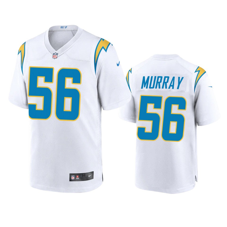 Los Angeles Chargers Kenneth Murray White 2020 Nfl Draft Game Jersey