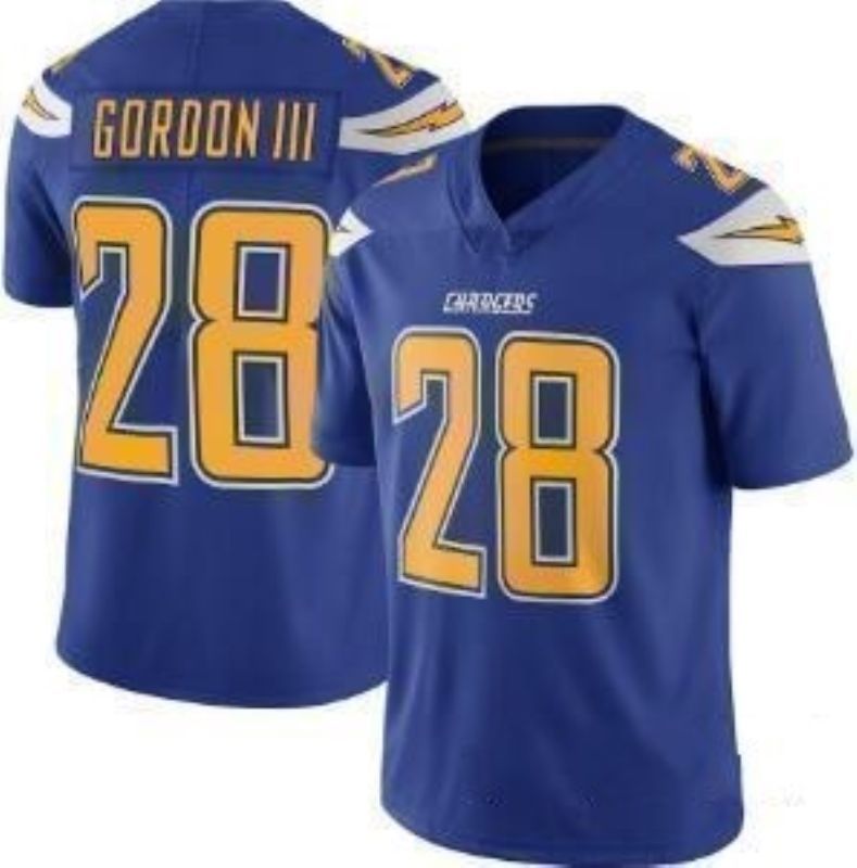 Los Angeles Chargers Melvin Gordon 28 2020 Nfl Blue Jersey Jersey