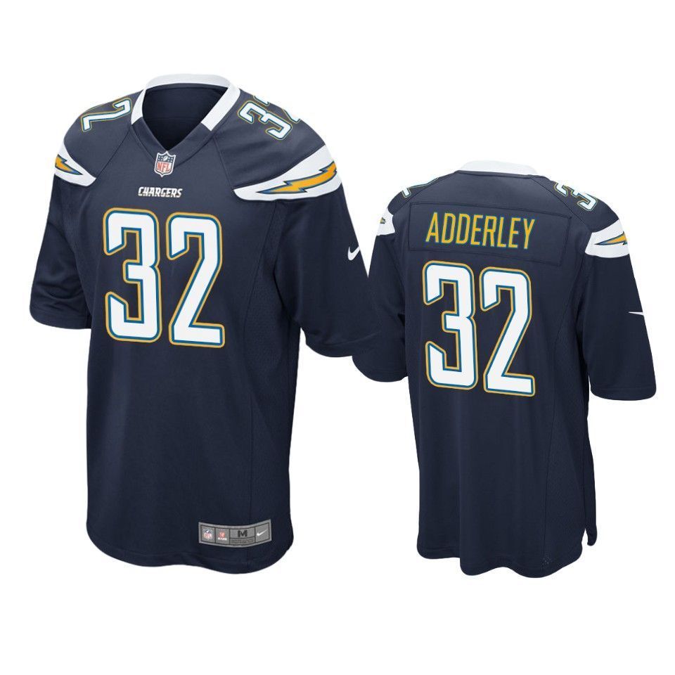 Los Angeles Chargers Nasir Adderley 2019 Nfl Draft Navy Game Jersey