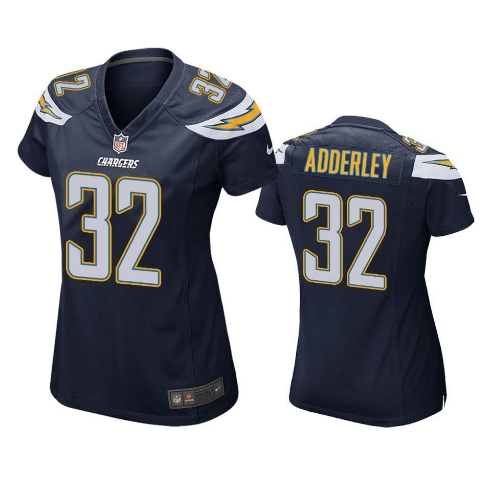 Los Angeles Chargers Nasir Adderley 2019 Nfl Draft Navy Game Womens Jersey