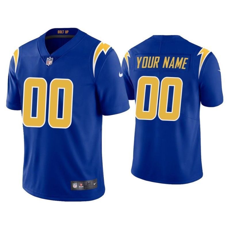 Los Angeles Chargers Nfl 2020 Personalized Custom Cobalt Custom Jersey
