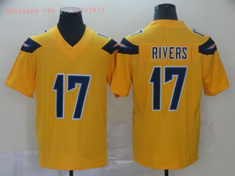 Los Angeles Chargers Philip Rivers 17 2020 Nfl Gold Jersey Jersey