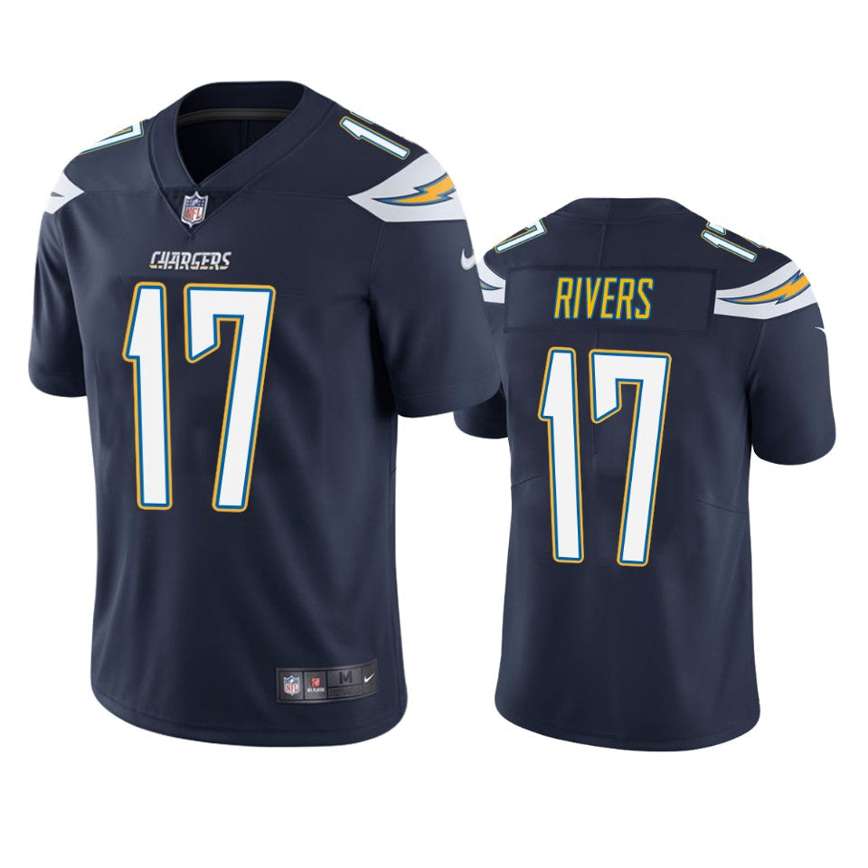 Los Angeles Chargers Philip Rivers Navy Vapor Limited Jersey