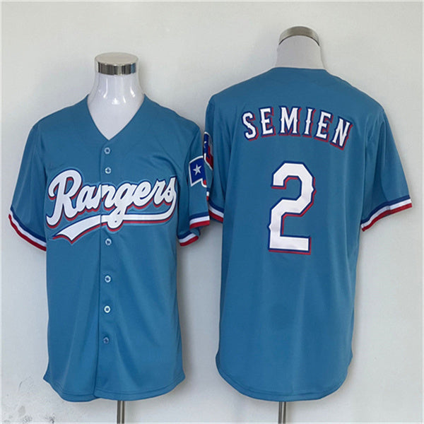 Los Angeles Dodgers #2 Marcus Semien Blue Home Authentic Patch Jersey Baseball J