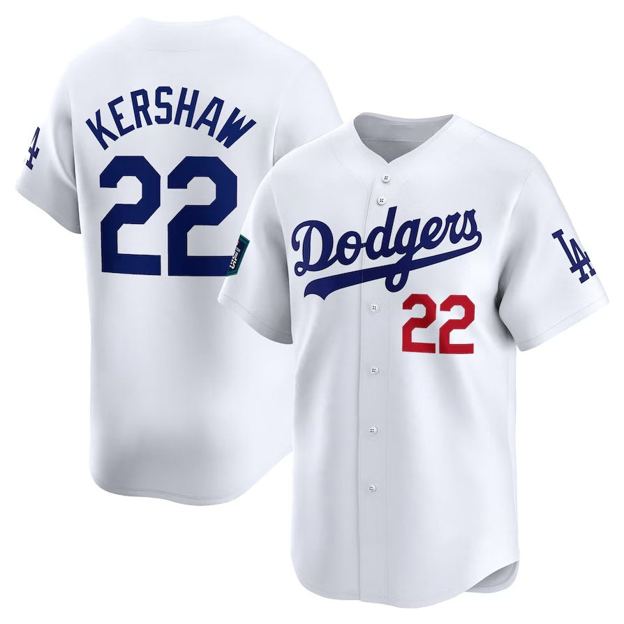 Los Angeles Dodgers #22 Clayton Kershaw 2024 World Tour Seoul Series Home Limite