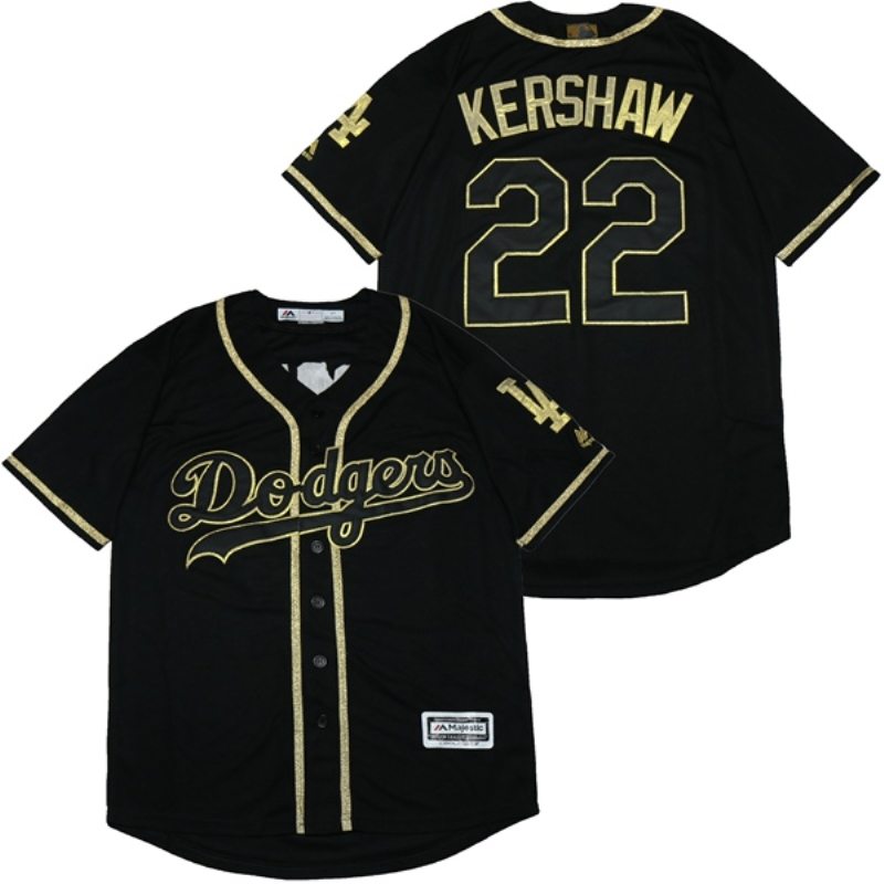 Los Angeles Dodgers Clayton Kershaw 22 2020 Mlb Black Jersey