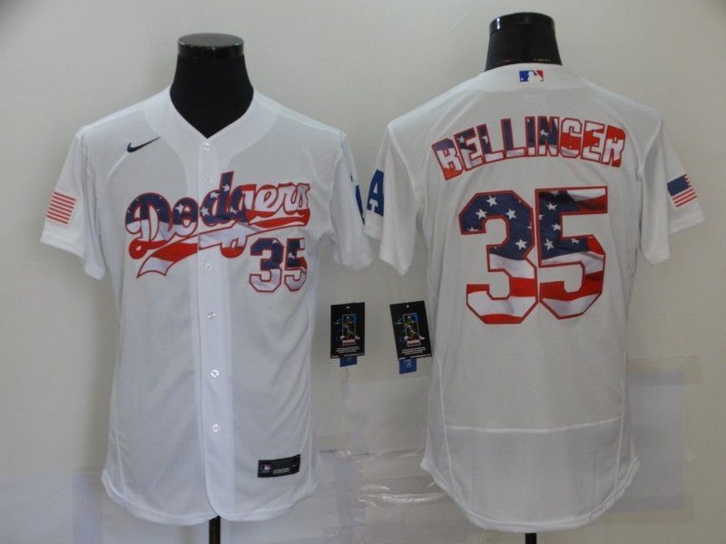 Los Angeles Dodgers Cody Bellinger 35 2020 Mlb White Jersey