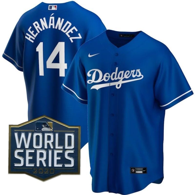 Los Angeles Dodgers Enrique Hernandez 14 2020 Mlb Blue Jersey