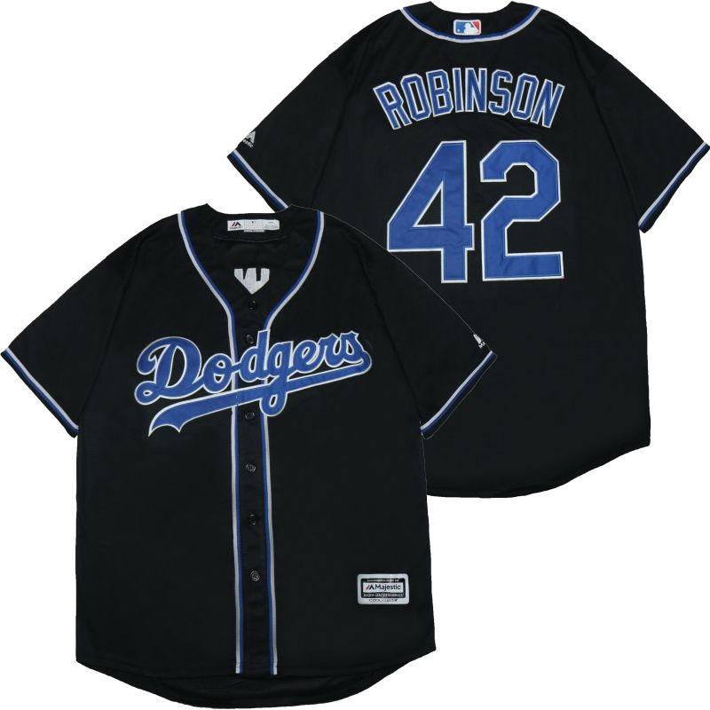 Los Angeles Dodgers Jackie Robinson 42 2020 Mlb Black Jersey