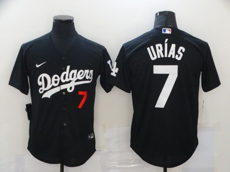 Los Angeles Dodgers Julio Urias 7 2020 Mlb Black Jersey