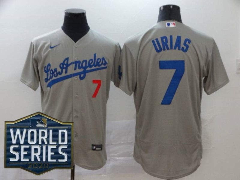Los Angeles Dodgers Julio Urias 7 2020 Mlb Grey Jersey