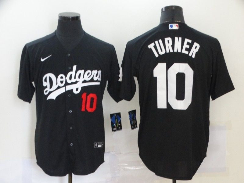 Los Angeles Dodgers Justin Turner 10 2020 Mlb Black Jersey