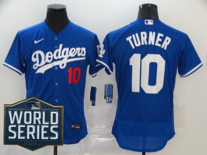 Los Angeles Dodgers Justin Turner 10 2020 Mlb Blue Jersey