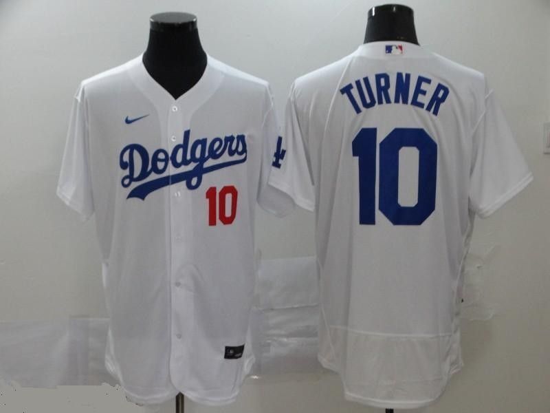 Los Angeles Dodgers Justin Turner 10 2020 Mlb White Jersey