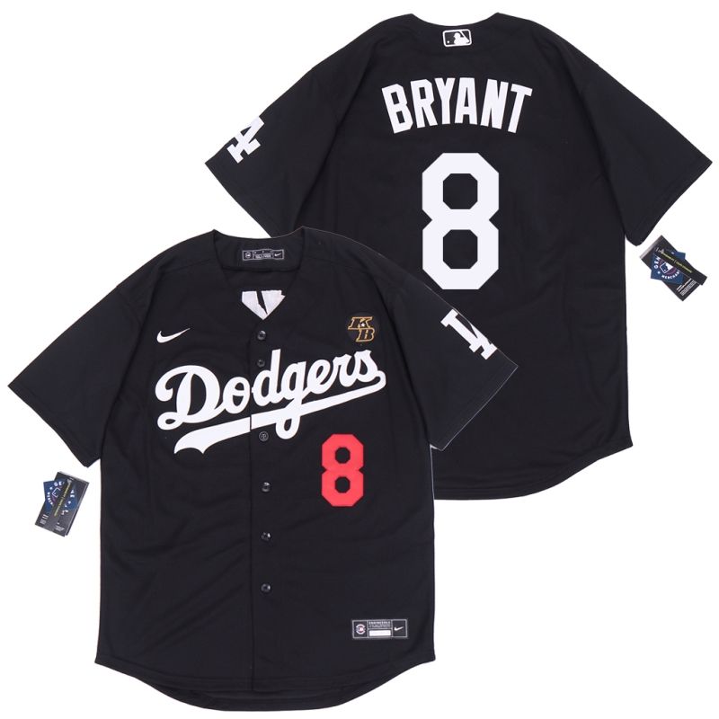 Los Angeles Dodgers Kobe Bryant 8 2020 Mlb Black Jersey