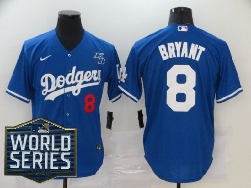 Los Angeles Dodgers Kris Bryant 8 2020 Mlb Blue Jersey