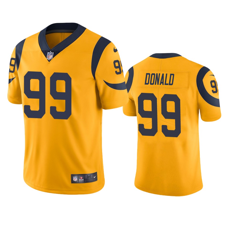 Los Angeles Rams Aaron Donald Gold Nike Color Rush Limited Jersey