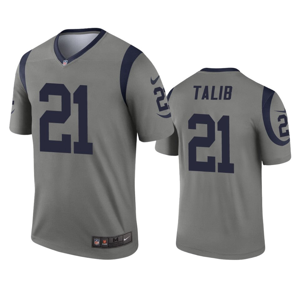 Los Angeles Rams Aqib Talib Gray Inverted Legend Jersey