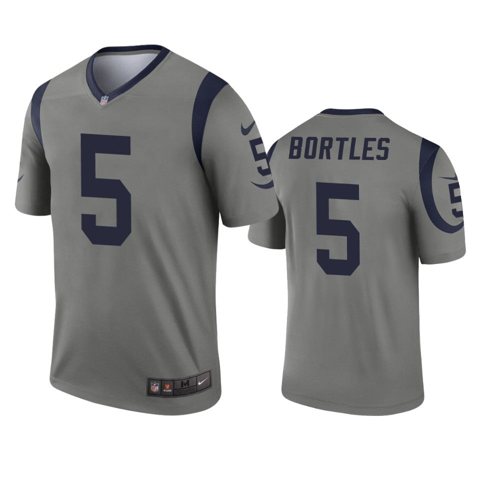 Los Angeles Rams Blake Bortles Gray Inverted Legend Jersey
