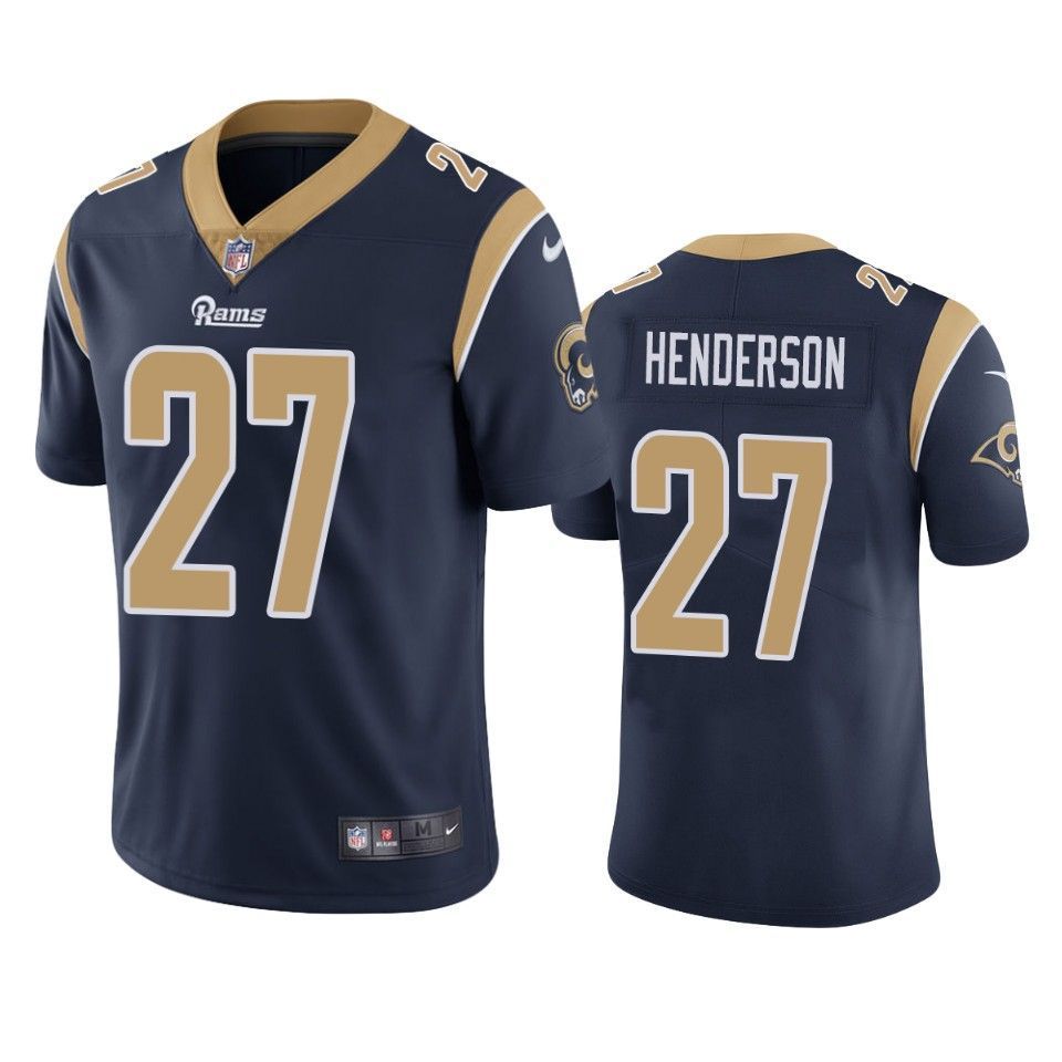Los Angeles Rams Darrell Henderson 2019 Nfl Draft Navy Vapor Limited Jersey