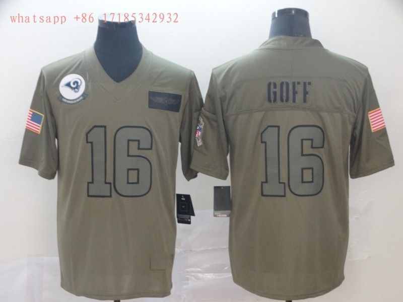 Los Angeles Rams Jared Goff 16 2020 Nfl Grey Jersey Jersey