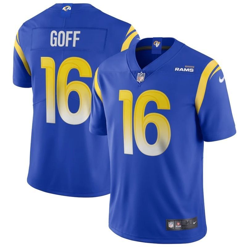 Los Angeles Rams Jared Goff 16 Nfl 2020 Cobalt Jersey