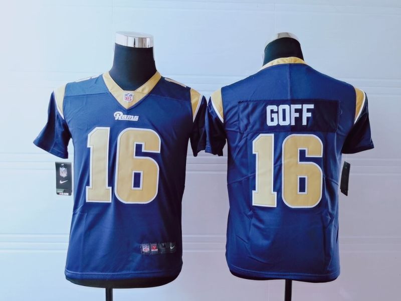 Los Angeles Rams Jared Goff 16 Nfl 2020 Dark Blue Jersey