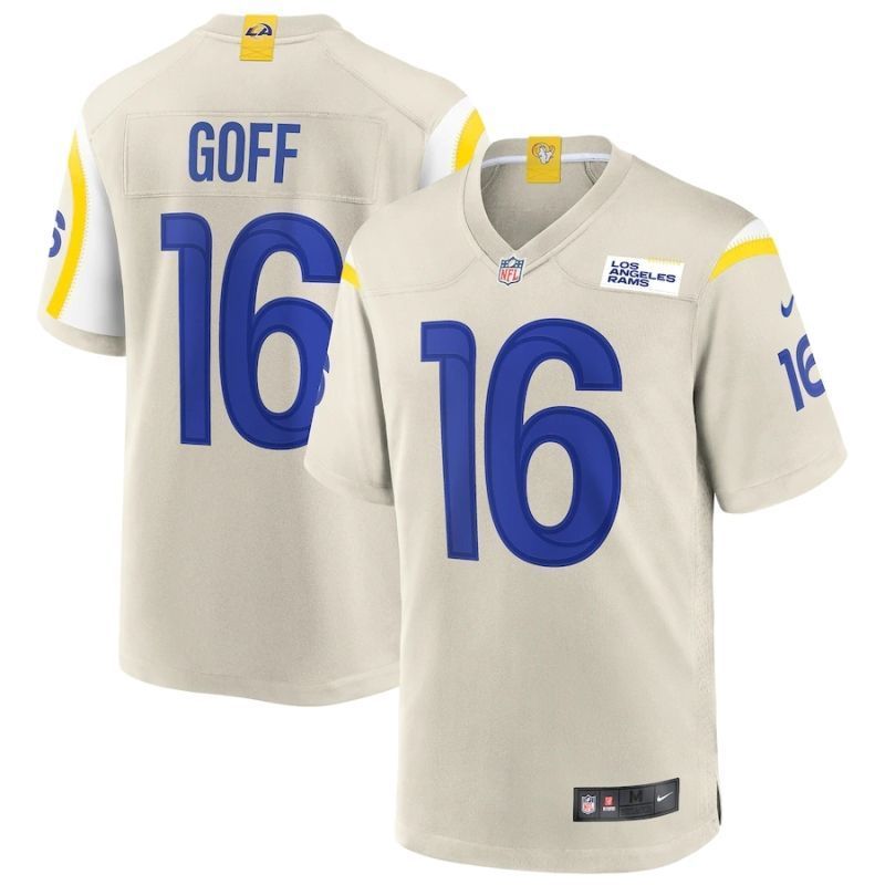 Los Angeles Rams Jared Goff 16 Nfl 2020 Light Grey Jersey