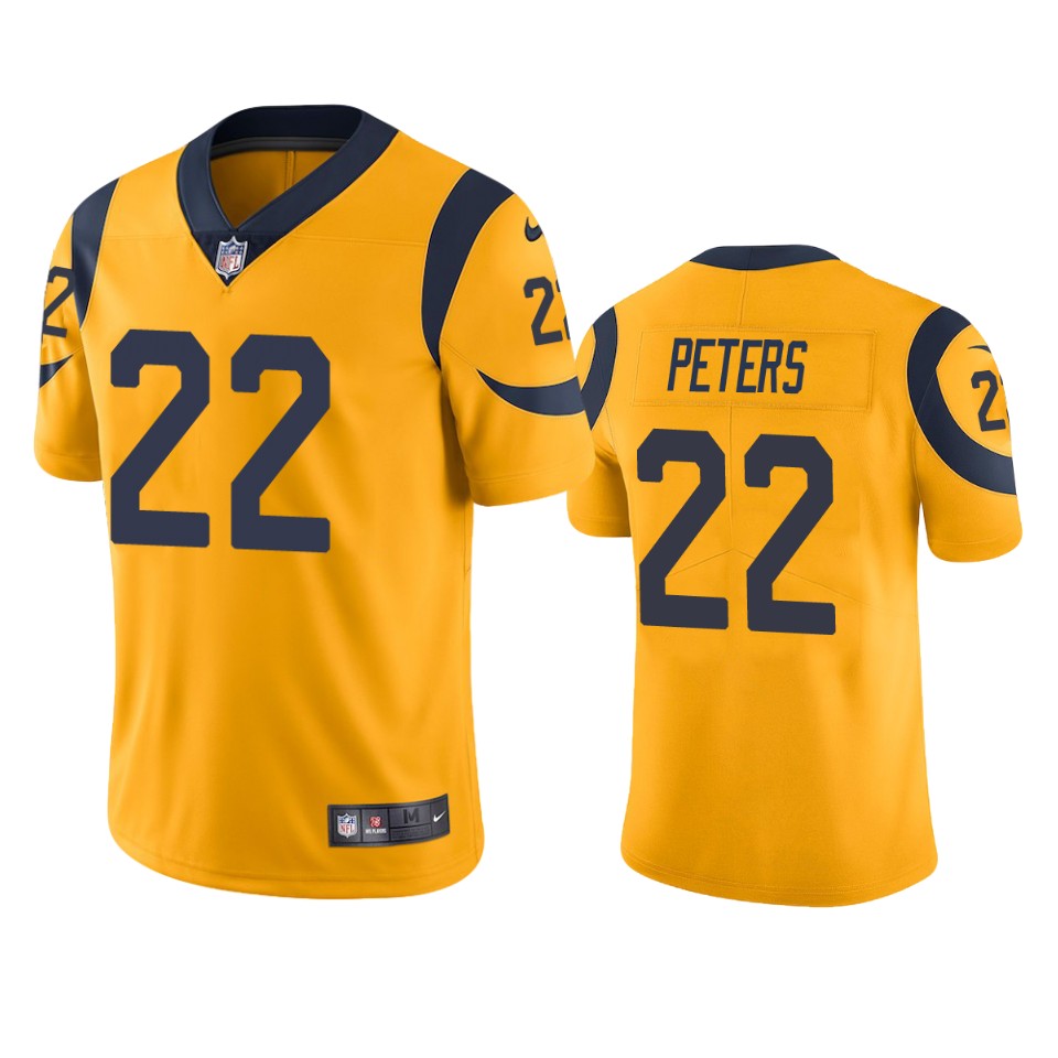 Los Angeles Rams Marcus Peters Gold Nike Color Rush Limited Jersey