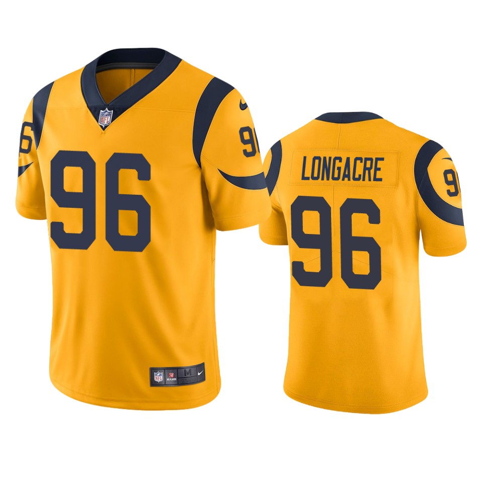 Los Angeles Rams Matt Longacre Gold Nike Color Rush Limited Jersey