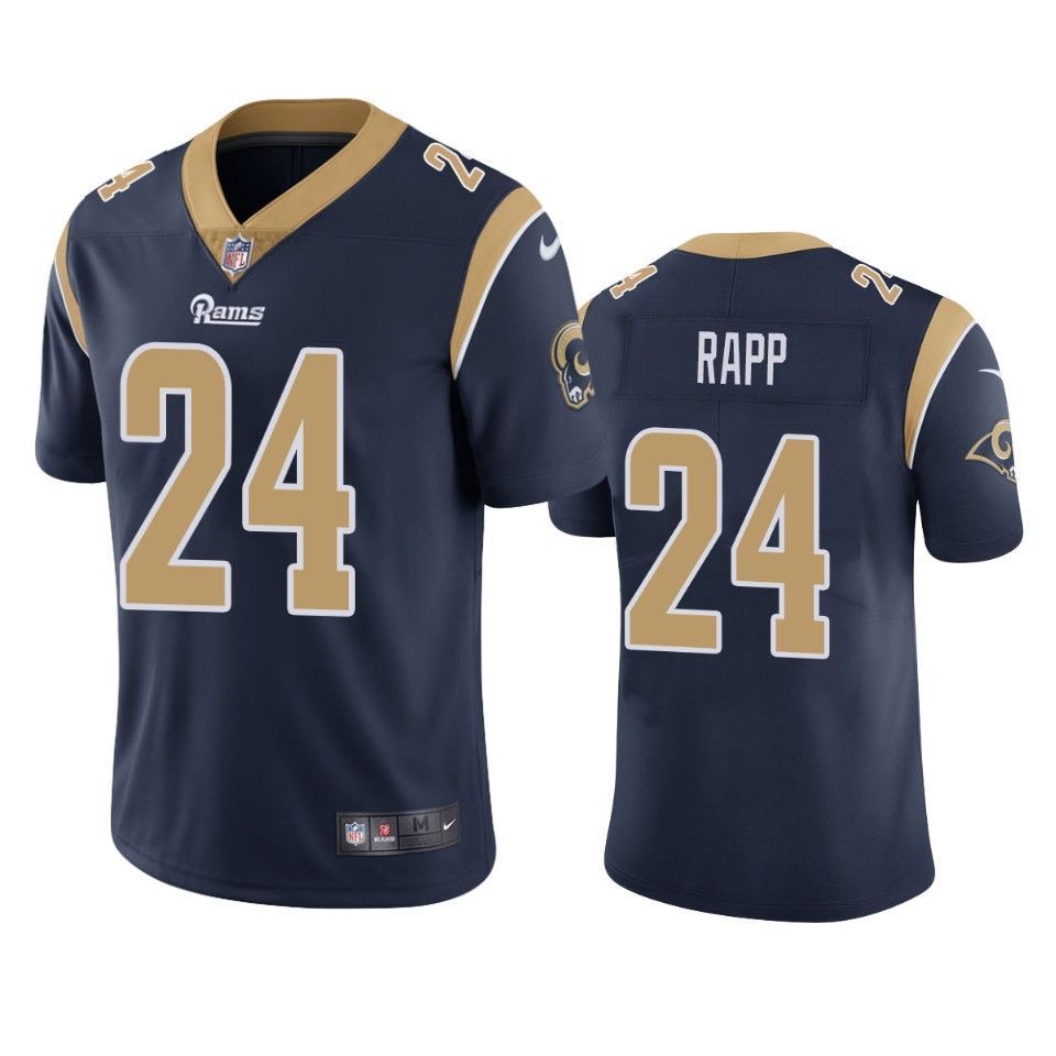 Los Angeles Rams Taylor Rapp 2019 Nfl Draft Navy Vapor Limited Jersey
